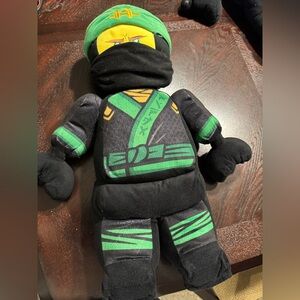Lego Ninja Warrior Plush - Black and Green